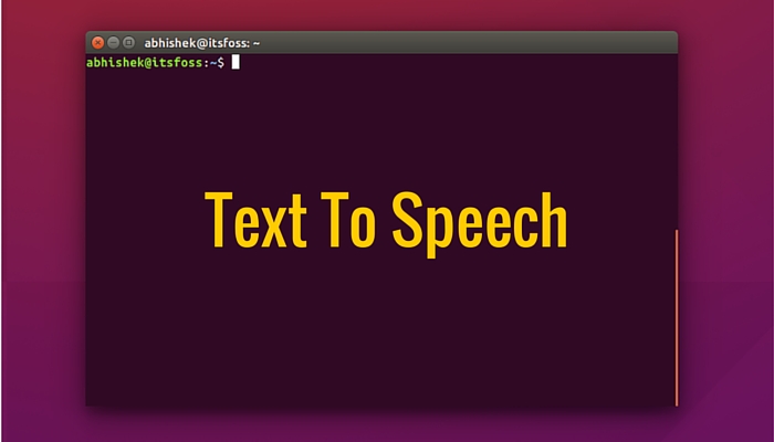 Linux_Text-to-Speech