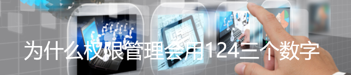 为什么权限管理会用124三个数字？