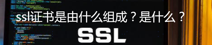 ssl证书是由什么组成？ssl证书是什么？