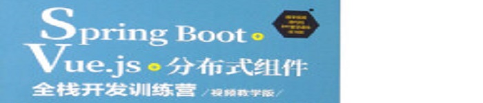 《Spring Boot+Vue.js+分布式组件全栈开发训练营》pdf电子书免费下载