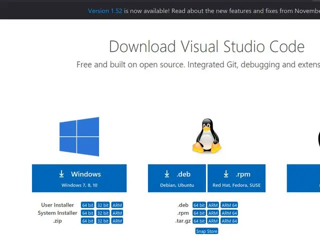 Windows和Ubuntu这样的Linux两个操作系统下安装VScode编辑器